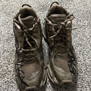 Balenciaga Men's Camouflage Sneakers